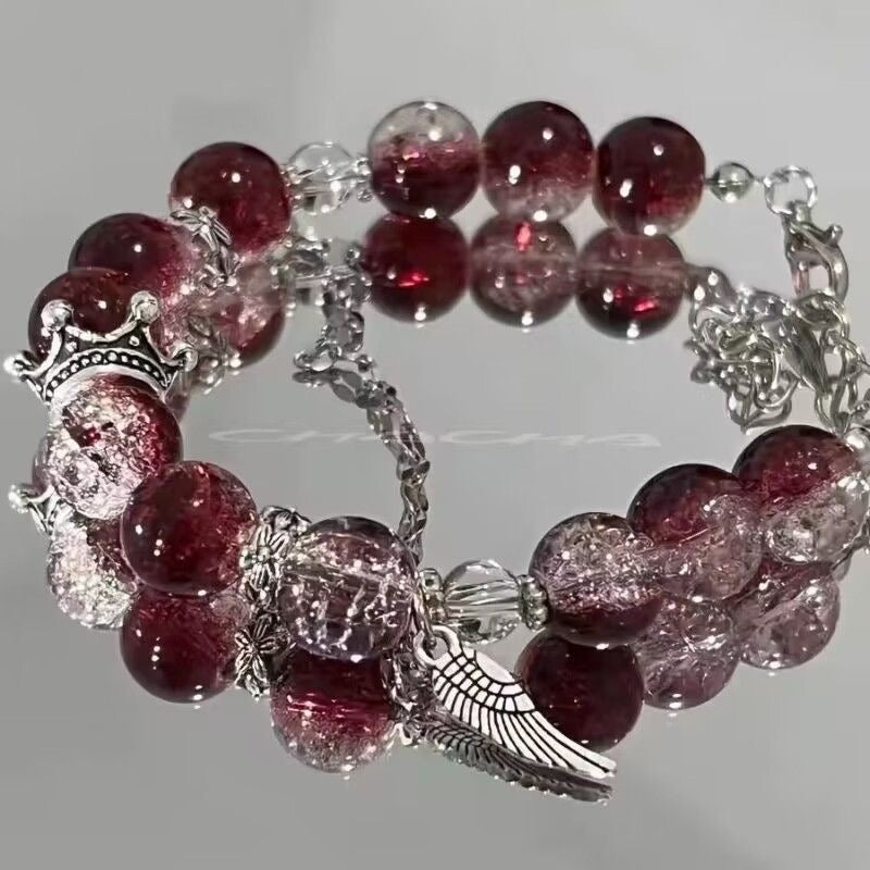 Galaxy Series Beaded Best Friends Personalized Unique Small-Scale Design Lustrous Beaded Bracelet