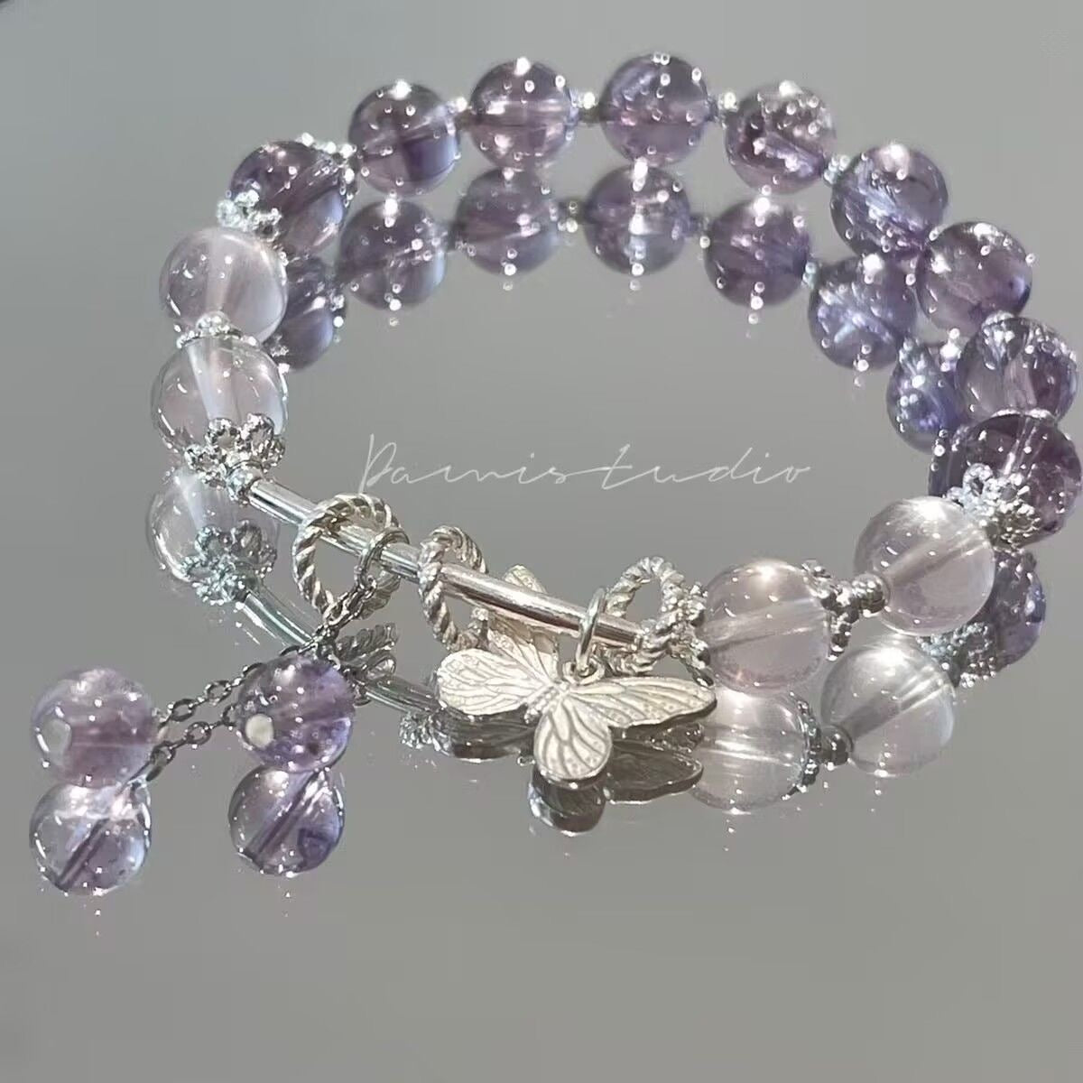 Best-selling glass butterfly bracelet with unique INS style design