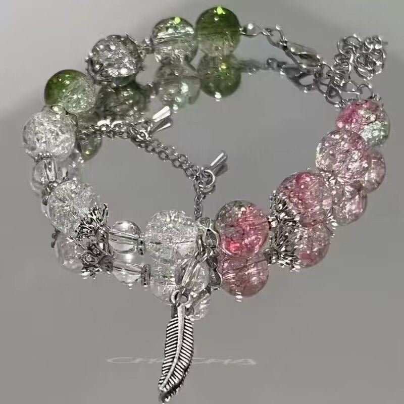 Galaxy Series Beaded Best Friends Personalized Unique Small-Scale Design Lustrous Beaded Bracelet