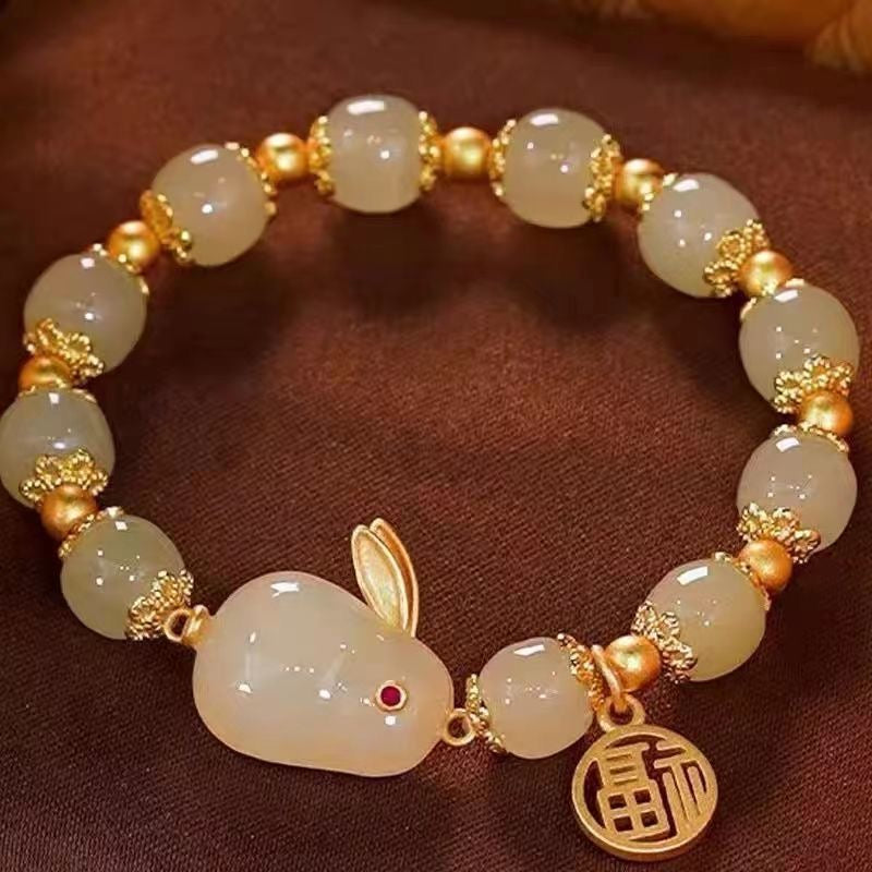 A new Chinese-style glass bead bracelet as a birthday gift for your girlfriend