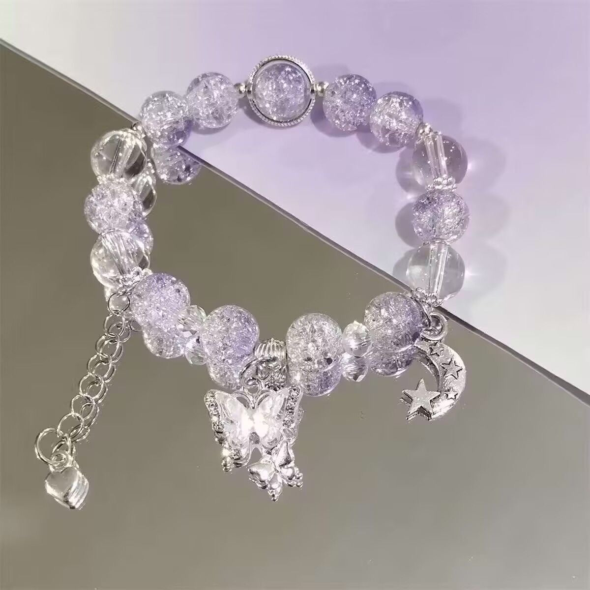 Best-selling glass butterfly bracelet with unique INS style design
